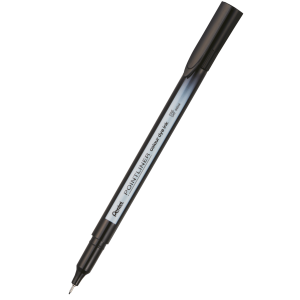 Cienkopis Pentel Pointliner Colour Dye, 0.40mm, czarny