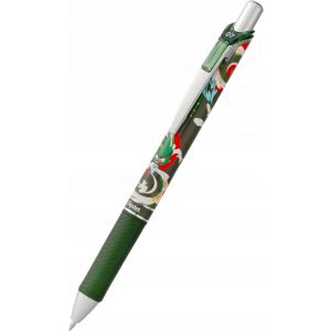 Pióro kulkowe Pentel EnerGel Nature 0.7, zielona obudowa