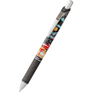 Pióro kulkowe Pentel EnerGel Nature 0.7, czarna obudowa