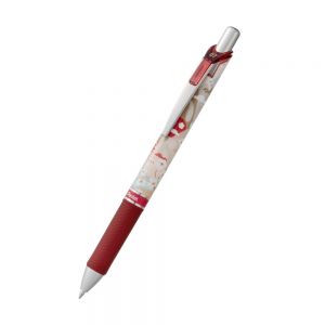 Pióro kulkowe Pentel EnerGel Nature 0.7, burgundowa obudowa