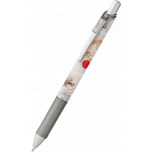 Pióro kulkowe Pentel EnerGel Nature 0.7, szara obudowa