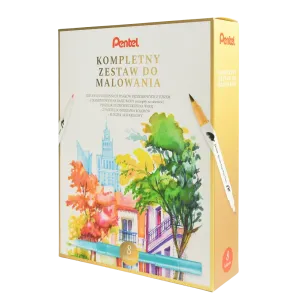 Kompletny zestaw do malowania Pentel Manga Brush Sing Pen Twin