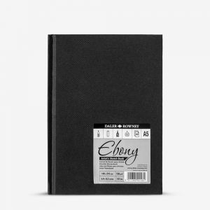 Szkicownik Daler Rowney Ebony Szyty A5/54k/160g