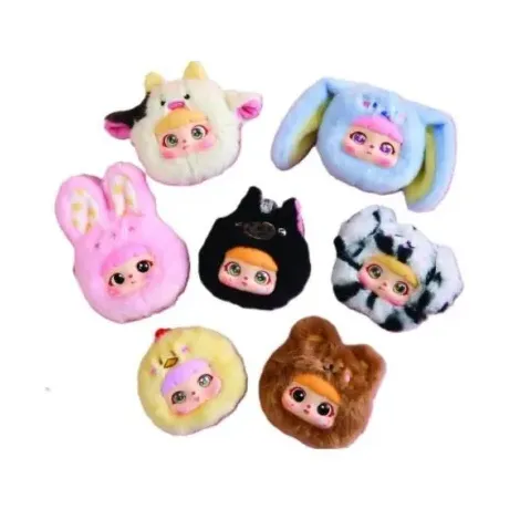 Brelok z Lusterkiem i Pluszakiem Makeup Mirror Blind Box Kitten, 1 szt