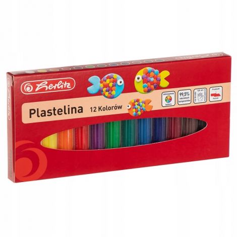 Plastelina Herlitz, 12 kolorów
