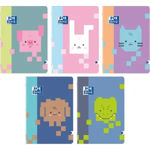Zeszyt Oxford Zoo Blocks A4/32 linia