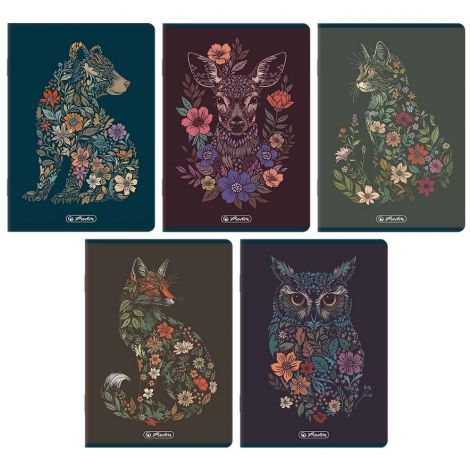 Zeszyt Herlitz Florimals Premium A5/60 linia