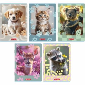 Zeszyt Herlitz Animals Standard A4/32/70g trzylinia