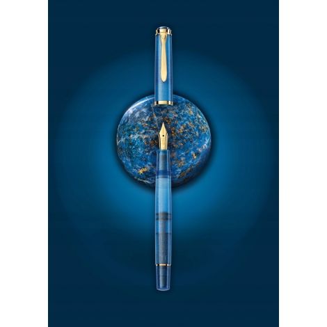 Pióro wieczne Pelikan Golden Lapis M200 Niebieskie - 2