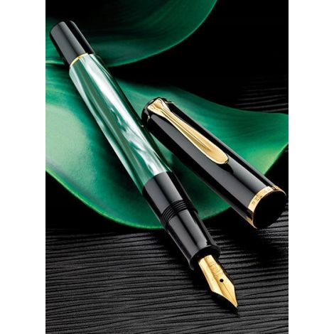 Pióro wieczne Pelikan Classic Marble M200 Czarno-Zielone - 2
