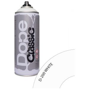 Farba akrylowa w sprayu DopeCans Classic 400ml D-200 White