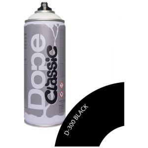 Farba akrylowa w sprayu DopeCans Classic 400ml D-300 Black