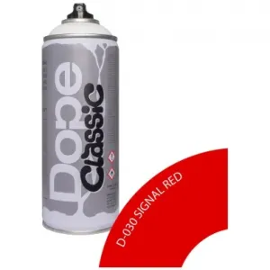 Farba akrylowa w sprayu DopeCans Classic 400ml D-030 Signal Red