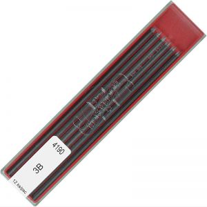 Grafity do ołówków automatycznych Koh-i-Noor, 2mm, 3B, 12szt