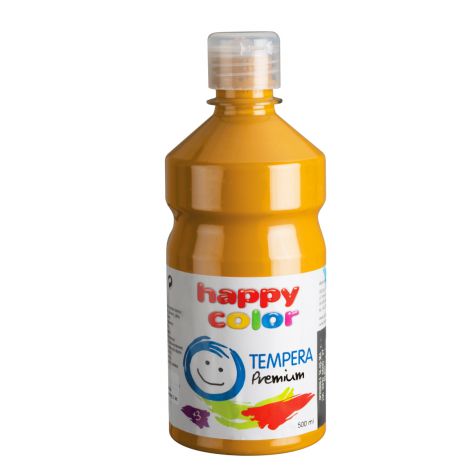 Farba Tempera Happy Color Premium 500ml, Ruda