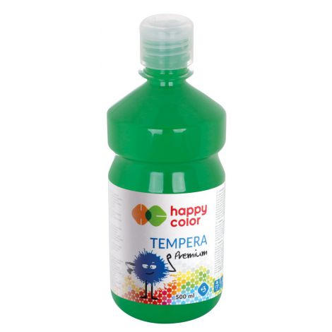 Farba Tempera Happy Color Premium 500ml, Zielona