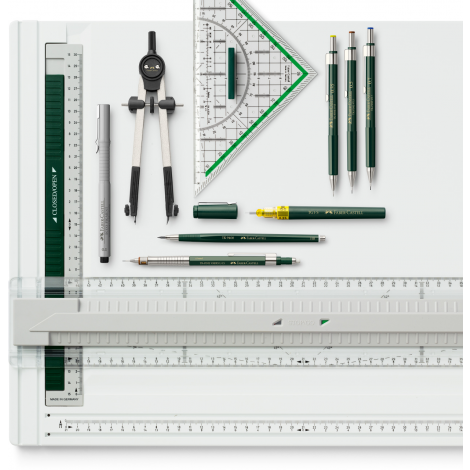 Cyrkiel Faber-Castell Duży z odmierzaczem - 4