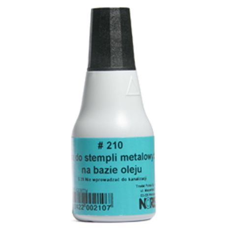 Tusz do stempli Noris Metal 25ml, Czarny