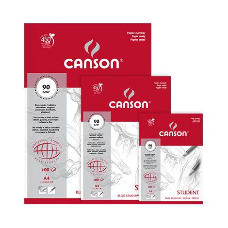 Blok szkicownik Canson Student A4/100/90g - 2