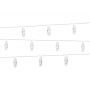 Lampki LED PartyDeco Klamerki bezbarwne 1.4m - 3