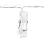 Lampki LED PartyDeco Klamerki bezbarwne 1.4m - 5